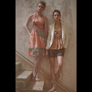 We Love Vera Size 2 Study Of Shapes Halter Dress